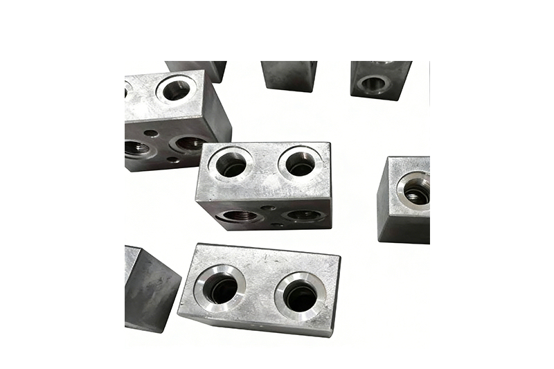 Where is the integrated plug-in valve block used